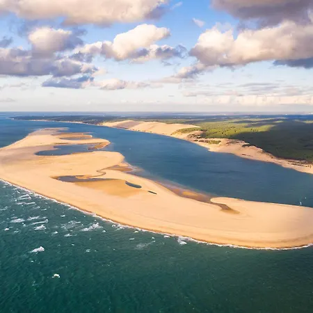 Lägenhet L'escale Arcachonnaise - T3 - 6 Couchages - Wifi- Parking Prive Gratuit - Plages Commerces A Pied Arcachon